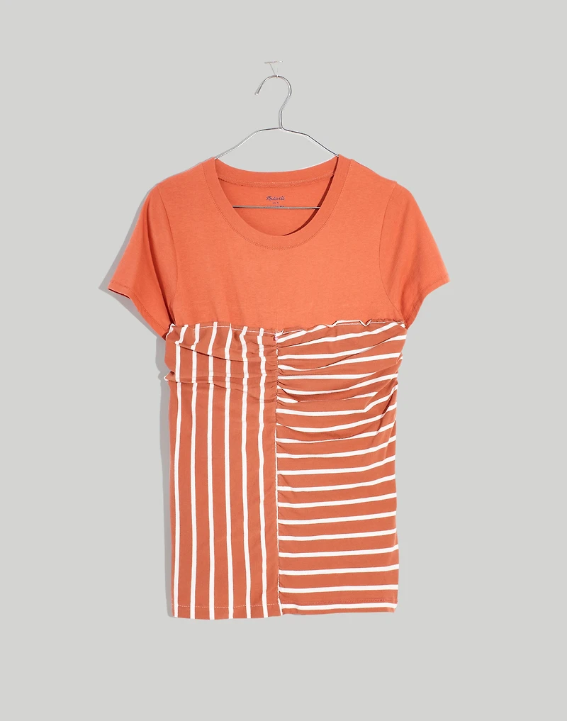 Madewell x Rentrayage Upcycled Ruched Tee | Madewell