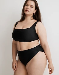 Plus High-Rise Crossover Bikini Bottom | Madewell