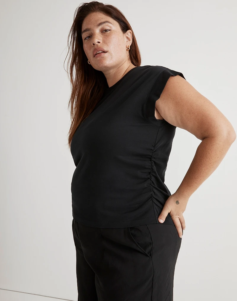 Plus Side-Cinch Muscle Tee | Madewell