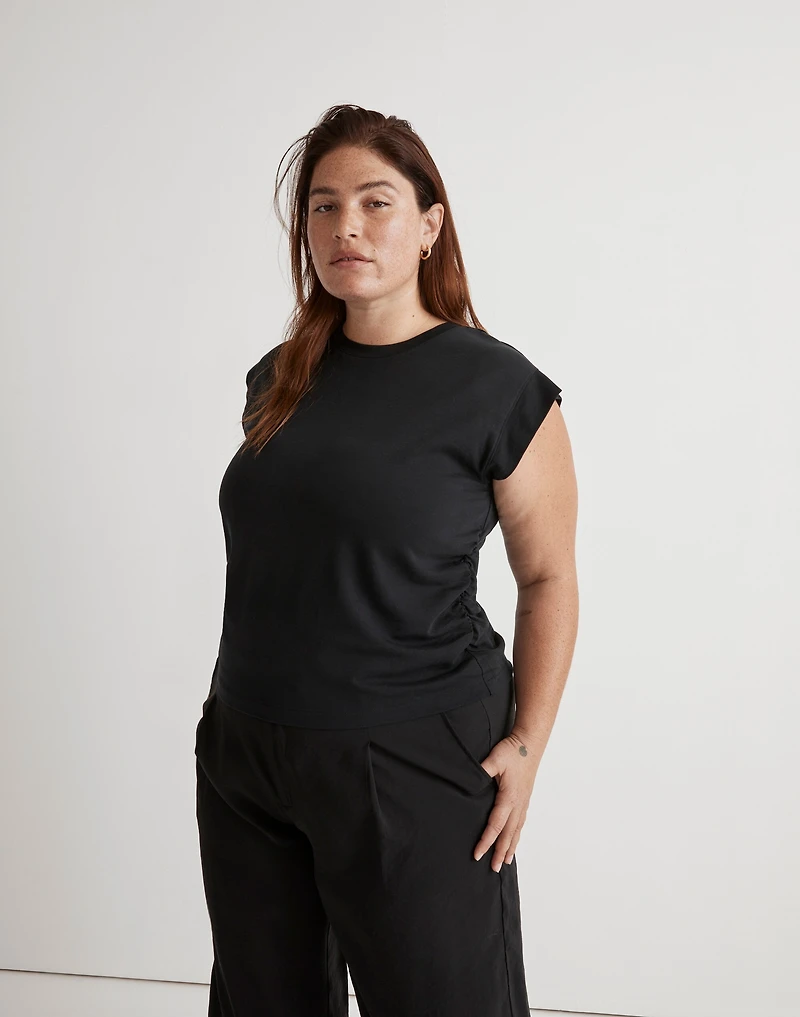 Plus Side-Cinch Muscle Tee | Madewell