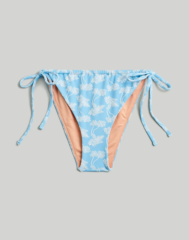 String Bikini Bottom Floral | Madewell