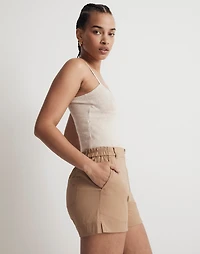 Zip-Front Tapered Shorts | Madewell