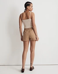 Zip-Front Tapered Shorts | Madewell