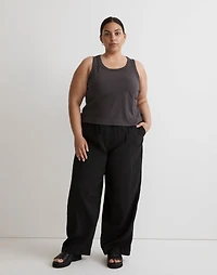 Plus Softfade Cotton Boxy-Crop Tank | Madewell