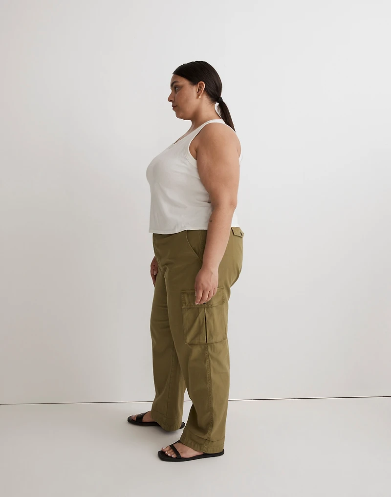 Plus Softfade Cotton Boxy-Crop Tank | Madewell