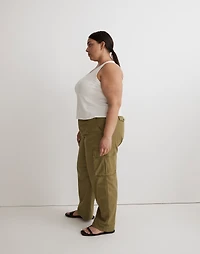 Plus Softfade Cotton Boxy-Crop Tank | Madewell