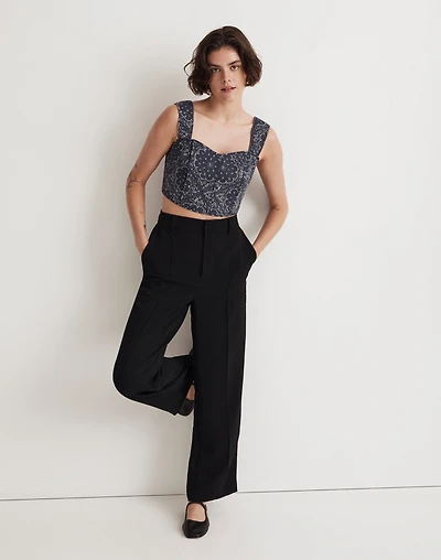 Quilted Sweetheart Crop Top | Madewell