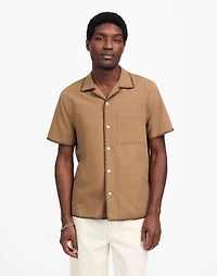 Blanket Stitch Short-Sleeve Shirt | Madewell