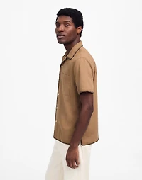 Blanket Stitch Short-Sleeve Shirt | Madewell