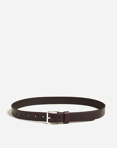 Narrow Leather Belt
