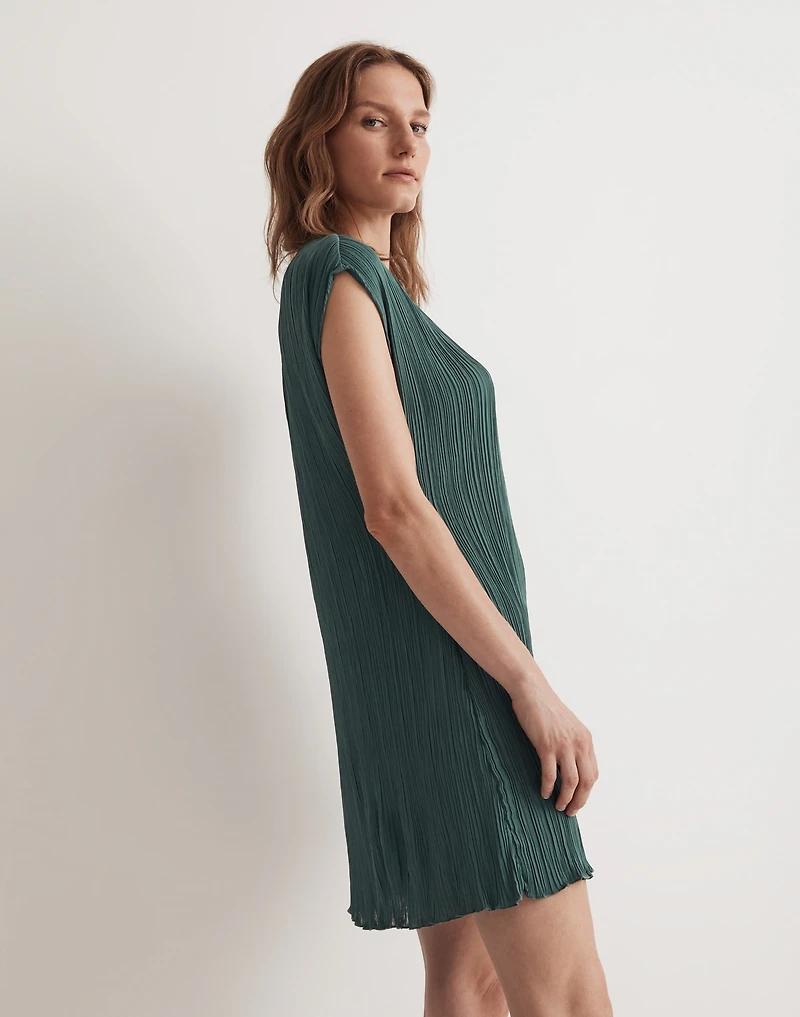 Plissé Mini Tee Dress | Madewell