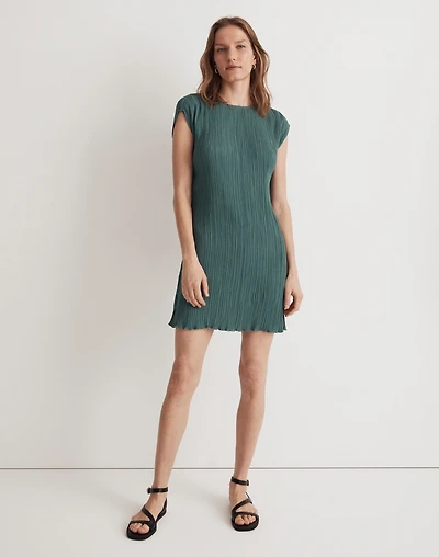 Plissé Mini Tee Dress | Madewell