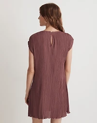 Plissé Mini Tee Dress | Madewell