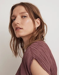 Plissé Mini Tee Dress | Madewell