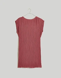 Plissé Mini Tee Dress | Madewell