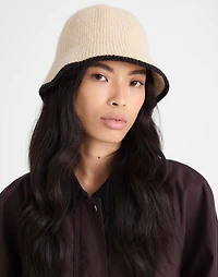 Fuzzy-Knit Bucket Hat | Madewell
