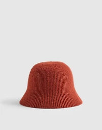 Fuzzy-Knit Bucket Hat | Madewell