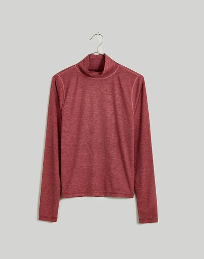 Semi-Sheer Mockneck Tee | Madewell