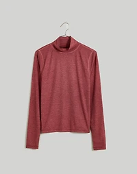 Semi-Sheer Mockneck Tee | Madewell