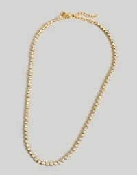 The Tennis Collection Bezel Set Crystal Necklace | Madewell