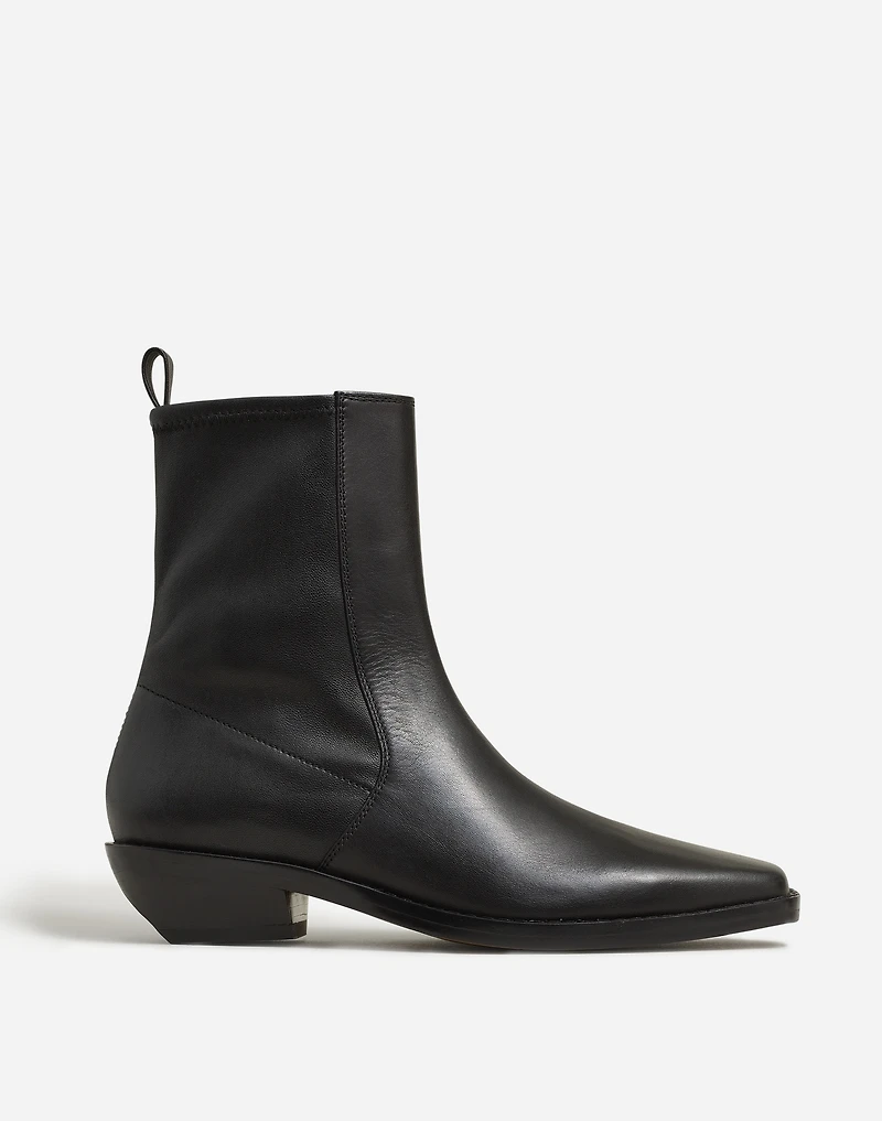 The Idris Ankle Boot Leather | Madewell