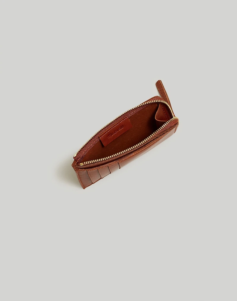 The Essential Zip Card Case Wallet | Madewell