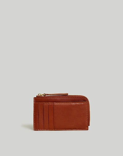 The Essential Zip Card Case Wallet | Madewell