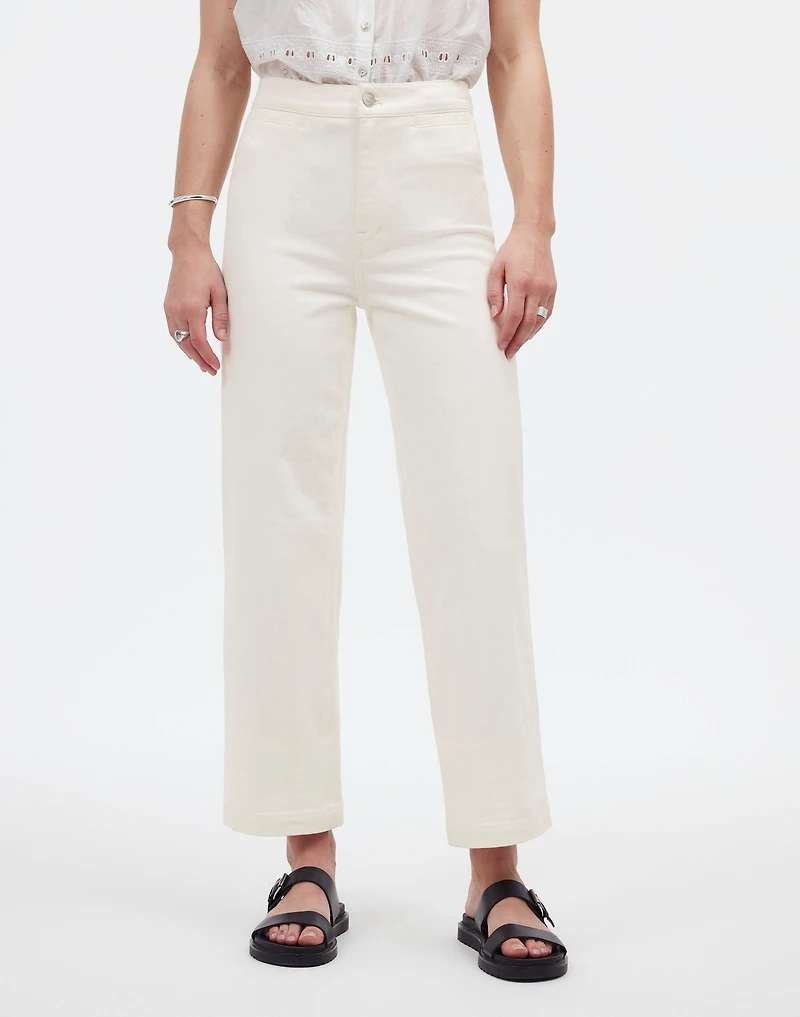 The Emmett Wide-Leg Crop Jean: Welt Pocket Edition | Madewell