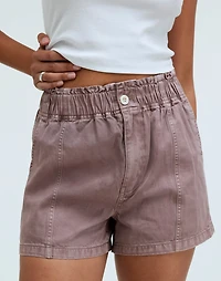 Pull-On Paperbag Shorts: Garment-Dyed Edition | Madewell