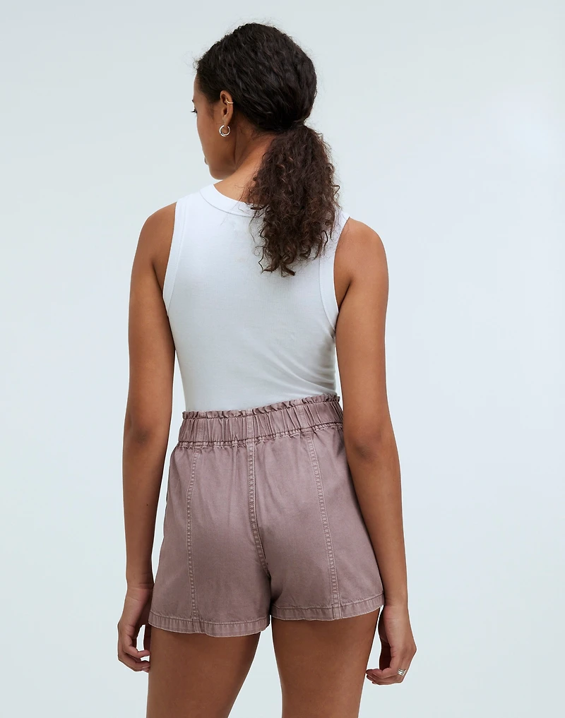 Pull-On Paperbag Shorts: Garment-Dyed Edition | Madewell