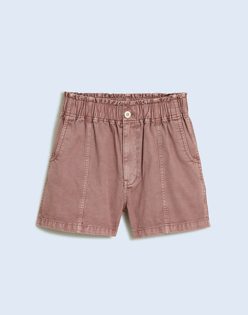 Pull-On Paperbag Shorts: Garment-Dyed Edition | Madewell