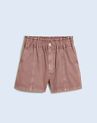 Pull-On Paperbag Shorts: Garment-Dyed Edition | Madewell