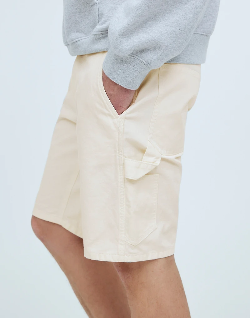 Garment-Dyed Workwear Shorts | Madewell
