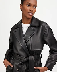 The Signature Trench Coat in Leather | Madewell