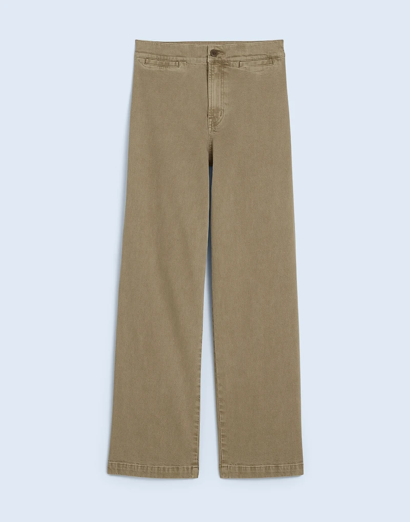 The Emmett Wide-Leg Crop Pant: Welt Pocket Edition | Madewell