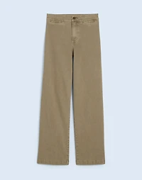 The Emmett Wide-Leg Crop Pant: Welt Pocket Edition | Madewell