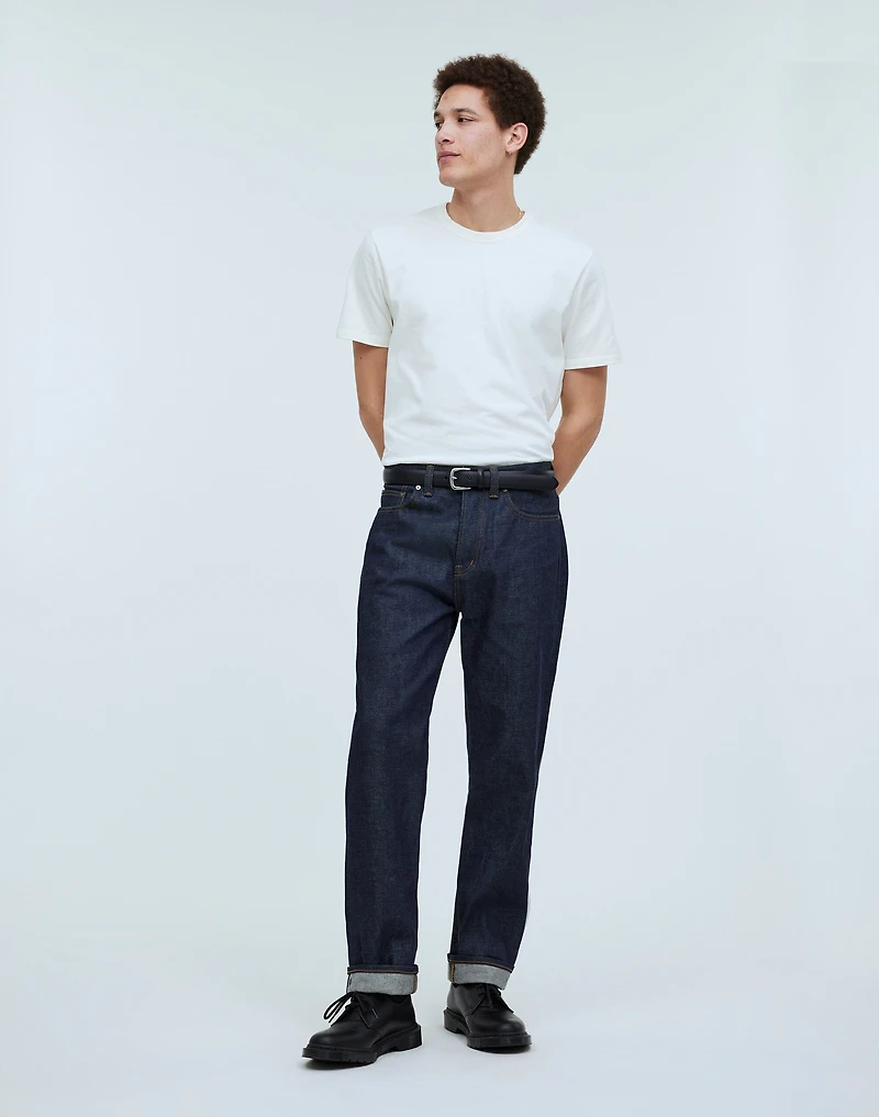 Vintage Relaxed Straight Jeans in Raw Selvedge | Madewell