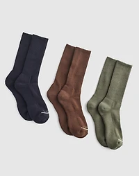 Three-Pack MWL Cloudlift Crew Socks | Madewell