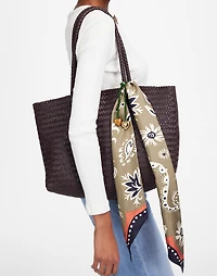 The Handwoven Leather Tote | Madewell
