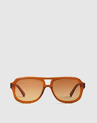 Logaan Aviator Sunglasses | Madewell