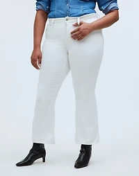 Plus Curvy Kick Out Crop Jeans Pure White | Madewell