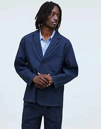 Cotton-Hemp Blend Unstructured Blazer | Madewell