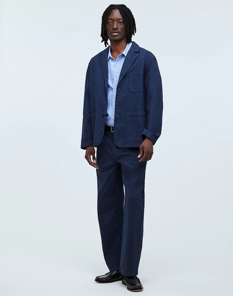 Cotton-Hemp Blend Unstructured Blazer | Madewell