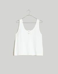Pointelle Henley Tank | Madewell
