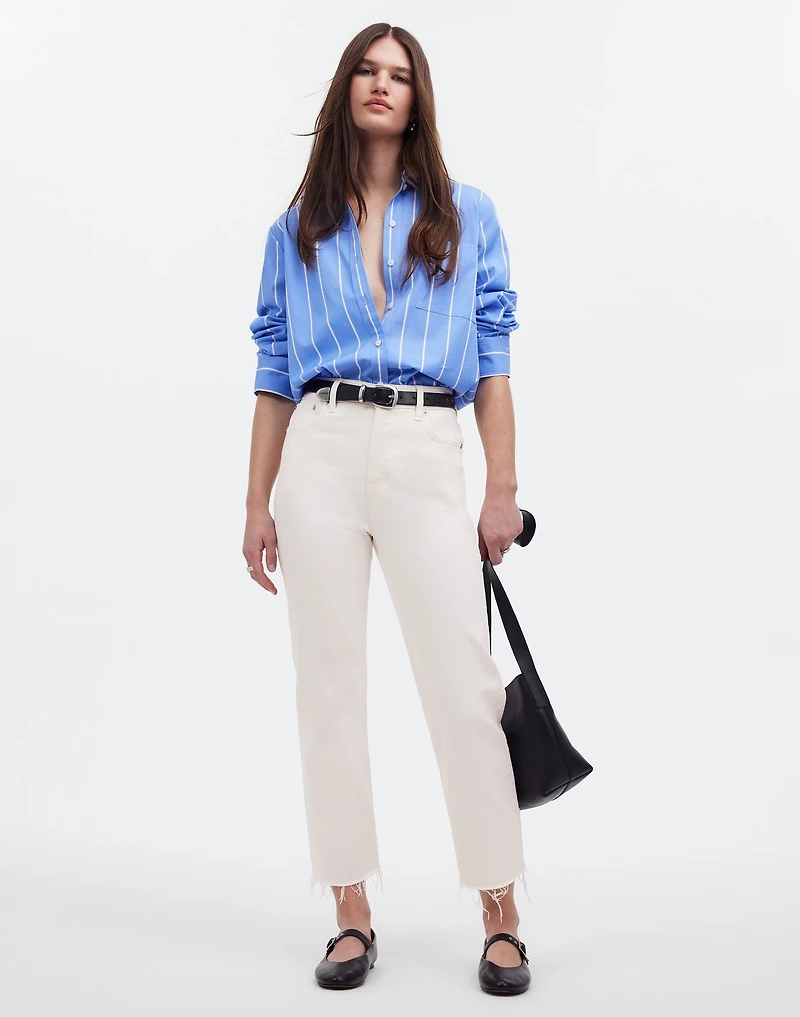 The '90s Straight Crop Jean | Madewell