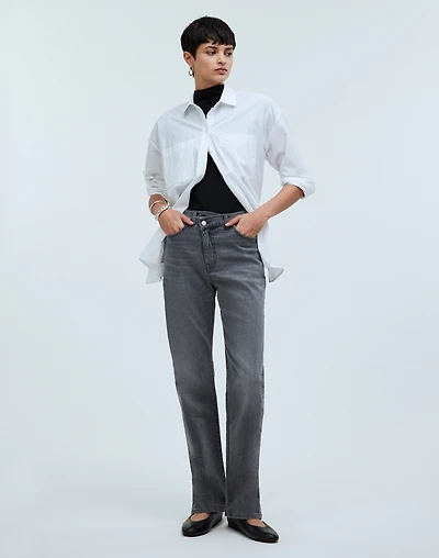 The '90s Straight Jean in Burwick Wash: Cross-Tab Edition | Madewell