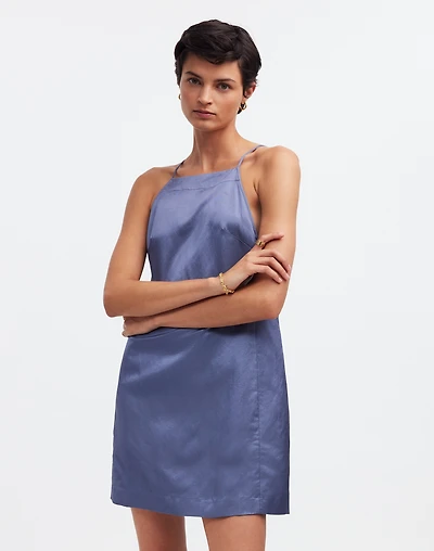 High-Neck Mini Dress | Madewell