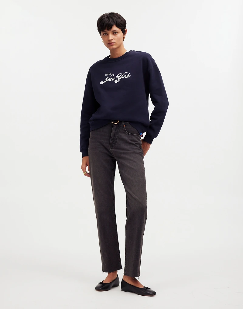 KULE Oversized Hello New York Sweatshirt | Madewell