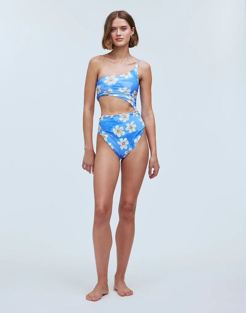 Zulu & Zephyr Hawaii Ruched One-Piece Swimsuit | Madewell