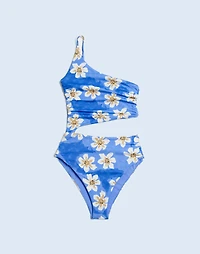 Zulu & Zephyr Hawaii Ruched One-Piece Swimsuit | Madewell